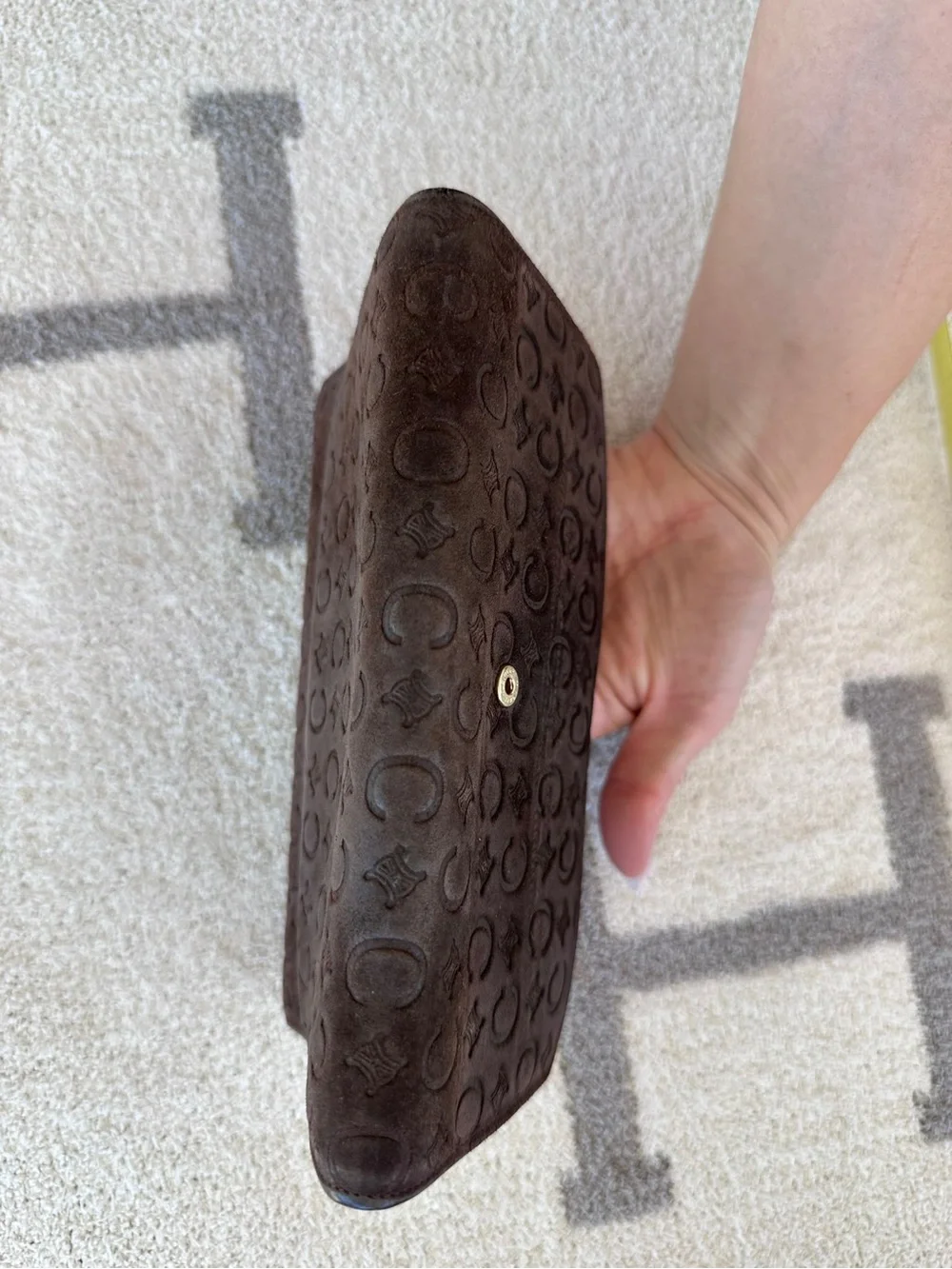Chocolate brown Celine wallet
